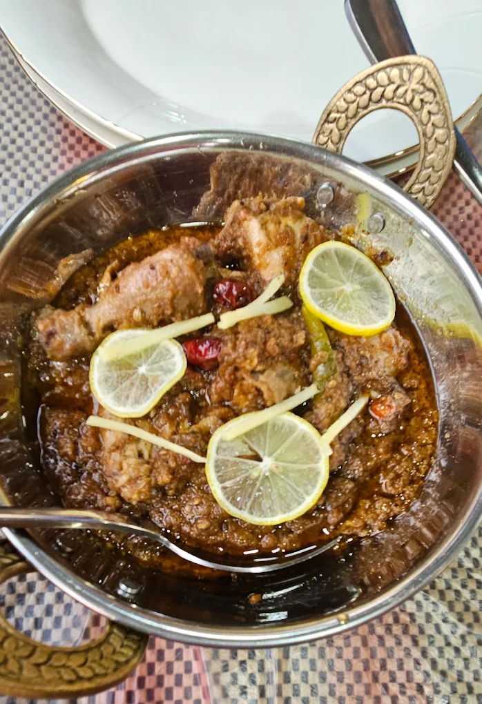Chicken Black Pepper Karahi - Traditional Pakistani Dish at Qasar Al Thouq Sharjah
